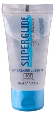Immagine prodotto di Hot - Superglide Liquid Pleasure Lubrificante A Base D'acqua 30 Ml