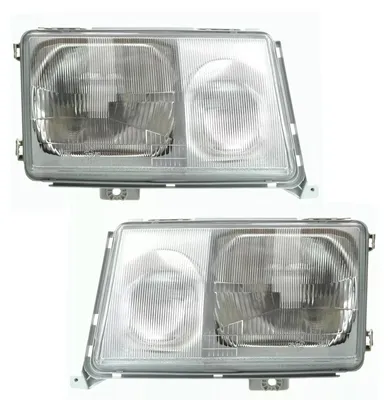 Für Mercedes W124 S124 1/85-89 Scheinwerfer Halogen Streuscheibe LINKS RECHTS in der Farbe von AD TUNING GmbH & Co. KG