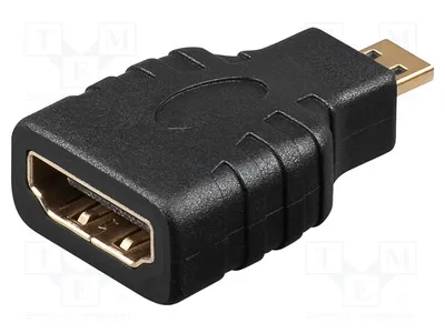 Produktbild von 1x Adapter HDMI Buchse,HDMI Mikrostecker 68842 HDMI,- DVI-, DisplayPort- Kab.und