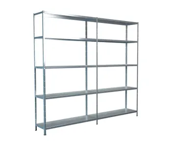 Produktbild von Steck-Grund-/ u 1 Anbauregal, 10 Böden, 2000x2200x350, verz.