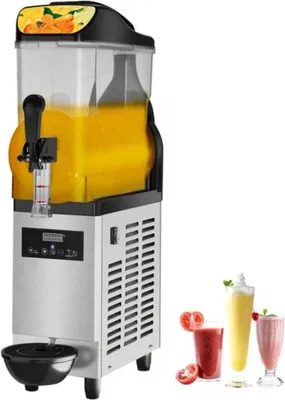 Obrázok produktu pre Profesionálny Slush Puppy - 12 l - Výrobník mrazených nápojov z nehrdzavejúcej ocele - Stroj na výrobu ľadovej triešte pre catering