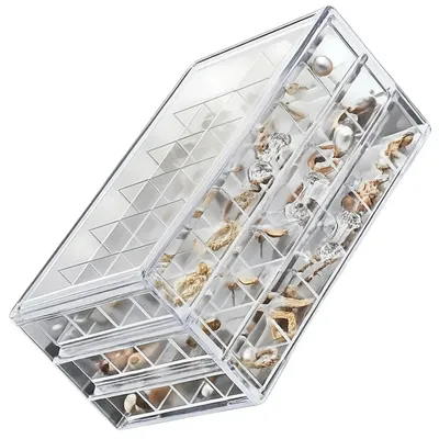 Produktbild von Transparente Kosmetikbox, Schmuckorganizer