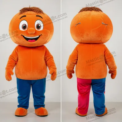 Immagine prodotto di Palla MASTICOT da pallamano in velluto arancione mascot
