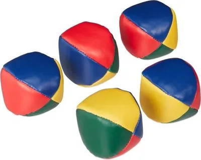 Image de Lot de 5 balles de jonglage
