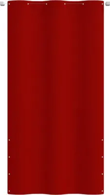 Obrázok produktu pre vidaXL Balkónová zástena na ochranu súkromia červená 120x240 cm Oxford Fabric