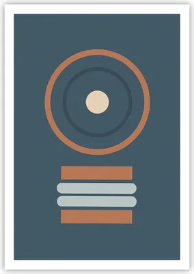 Produktbild von Poster - Poster ohne Rahmen - Abstrakt modern Muster - 70x100 cm - Wand Bild - Wanddeko - Wandbilder - Kunstposter - Wandposter - Bilder - Kunstdruck - Wanddekoration - Wandbild - P2XPA70x100-4567