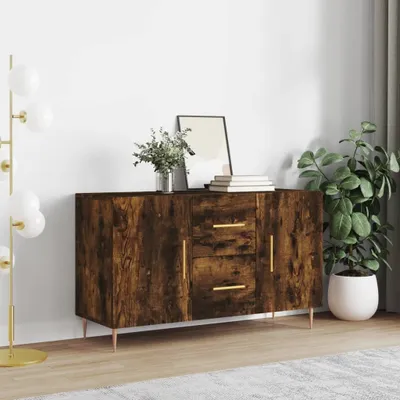 Produktbild von vidaXL Sideboard Räuchereiche 100x36x60 cm Holzwerkstoff