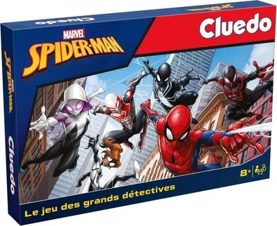 Produktbild von Cluedo Spider-Man, Detektiv Gesellschaftsspiel, Winning Moves, Ermittlungsspiel
