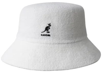 Kangol Bermuda Bucket Frottee in weiß