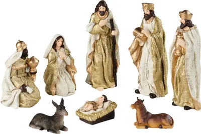 Produktbild von Weihnachten Gruppe poly 8 Figuren multi 8pcs Weihnachten