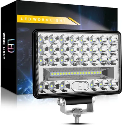Image de Lampe de travail à Led 144w 12v pour Tracteur Camion Lumière Blanche