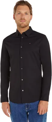 Produktbild von Tommy Jeans Herren Tjm Original Stretch Shirt Dm0dm04405 Langarmhemden Gewebte O