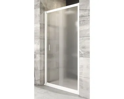 Obrázek produktu pro Sprchové dveře RAVAK Blix BLDP2-100 white+Grape 190x97-101 cm 0PVA0100ZG