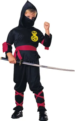 Produktbild von Schwarzer Ninja - Kind, Größe:S