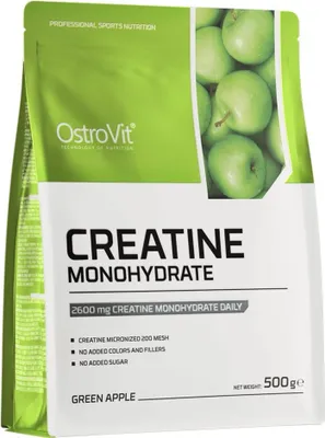 Obrázek produktu pro kreatin monohydrát - příchuť zeleného jablka (500 g) 5902232617641