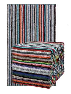 Produktbild von Betz 6er Set Küchentücher Geschirrtuch Handtuch 100% Baumwolle HELGOLAND Größe 50 x 90 cm Grubentuch Küchentuch Allzwecktuch Streifen bunt