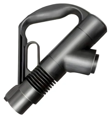 A close-up studio shot of a vacuum cleaner attachment on a white background.
