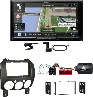 Produktbild von Pioneer AVIC-Z930DAB USB Navigation MP3 DAB+ Einbauset für Mazda 2 2008-2014