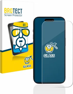 Produktbild von BROTECT Schutzglas für Apple iPhone 14 Pro Displayschutz 9H Glas klar transparent