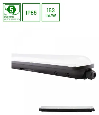 Produktbild von LIMEA GIGANT LED Feuchtraumleuchte 60cm 20W Neutralweiß IP65 Hermetisch Schwarz
