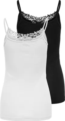 Produktbild von ONLY 15139316, Tank Top, Erwachsener, Weiblich, Schwarz, XL, Ärmellos