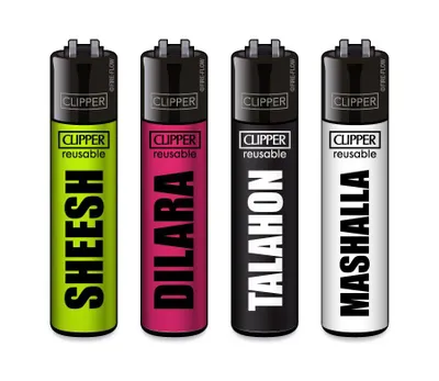 Produktbild von Clipper Feuerzeuge 8er Set JUGENDWORT Impact