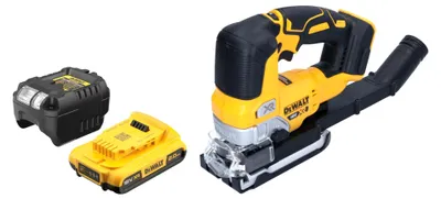 Imagen del producto de Sierra de calar pendular sin cable DeWalt DCS 334 D1 18 V sin escobillas + 1x batería recargable 2,0 Ah + cargador