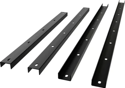 Produktbild von Gratleiste U-Form massiver Unterzug für Tischplatten, Tischbeschlag, Unterstützung Unterzug, U-Profil, Querverstrebung, Nut-Profil, Verstärkungsprofil 80 Cm