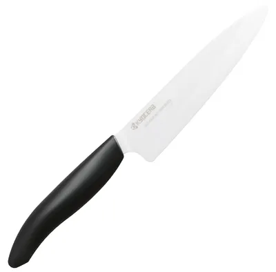 Obrázok produktu pre Keramický kuchársky nôž Kyocera, univerzálny nôž, 13 cm č. FK-130WH-BK