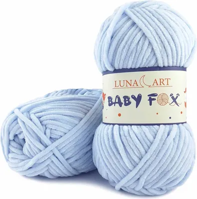 Zdjęcie produktu dla Włóczka Luna Art Baby Fox 100-49 / jasny błękit