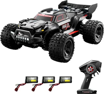 Obrázek produktu pro Auto na dálkové ovládání, měřítko 1:18, 28 km/h, vysokorychlostní kloubové auto s LED světlomety, 4WD terénní elektrické pásové vozidlo, dárek pro děti i dospělé