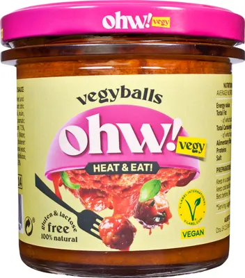 Produktbild von Vegyballs, veganes Fertiggericht