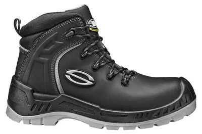 Image de Bottes de sécurité Sir Safety OVERCAP MAX S3 sans embout métallique, avec embout composite en cuir nubuck, taille 46, noir