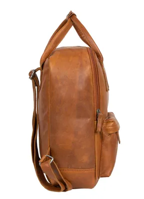 Produktbild von MUSTANG Leder Freizeitrucksack Rucksack mit Laptopfach Catania Backpack Cognac braun