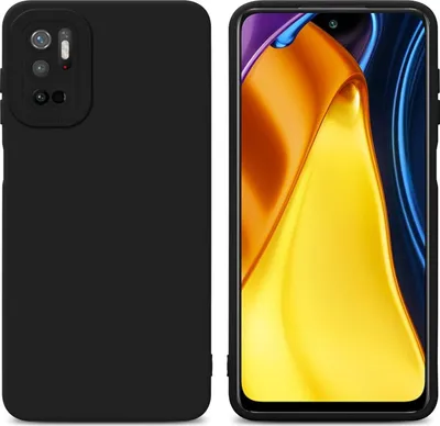 Produktbild von Cadorabo Hülle für Xiaomi RedMi NOTE 10 5G / POCO M3 PRO 5G Schutz Hülle in Schwarz TPU Silikon Etui Case Handyhülle