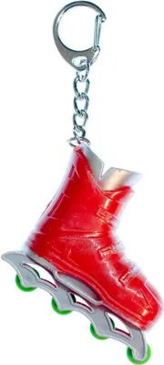 Produktbild von Rollerskates Rollschuhe Inlineskates Schlüsselanhänger Miniblings Anhänger rot