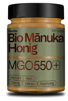 MIÓD MANUKA MGO 550+ BIO 250 g - BIO MANUKA