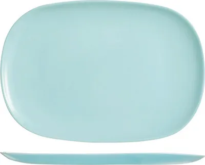 Produktbild von Servierplatte Carine Turquoise 34 x 24 cm LUMINARC