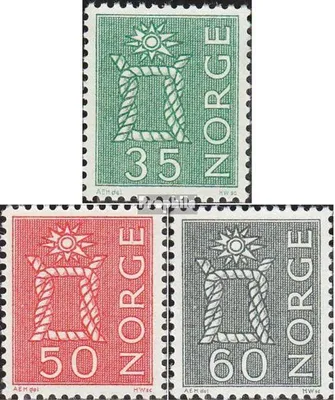 Produktbild von Briefmarken Norwegen 1962 Mi 482-484 (kompl.Ausg.) postfrisch Freimarken: Landestypische Motive