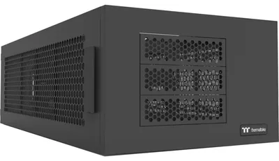 Zdjęcie produktu dla Thermaltake AX100, Rack, PC, Czarny, SPCC, Stal, 22 cm, 120,140 mm