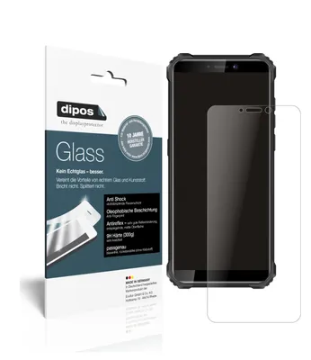 Produktbild von 2x Schutzfolie für Oukitel WP5 Pro (2020) matt - Anti-Shock 9H Folie dipos Glass Kunststoffglas