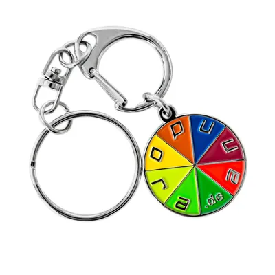 Produktbild von Der anndora Anhänger aus Metall - Accessoire für Fans -Einkaufswagenchip - Schlüsselanhänger