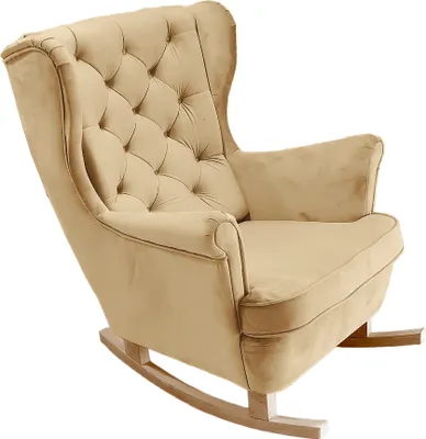 Produktbild von DomoHome Relaxsessel Armlehnensessel Armlehnen Fernsehsessel Loungesessel Polstersessel Couchsessel Armsessel Chair Wohnzimmersessel Ohrensessel | 102x81x95cm | Beige_29804