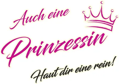 Produktbild von Hermann Schütz Aufkleber Prinzessin