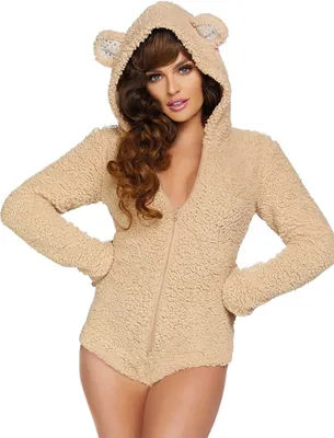 Produktbild von Fluffiger Teddy Romper Größe: M
