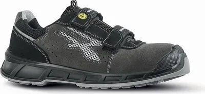 Produktbild von Sicherheitssandale Prince Gr.41 W.11 grau-grau Leder m.Mesh-Einsätzen
