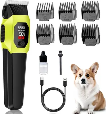Produktbild von INF Professionelle Tierhaarschneidemaschine mit Keramikklingen, USB Aufladbar