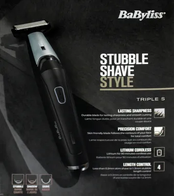 Produktbild von BaByliss T880E, Akku, Schwarz, Edelstahl