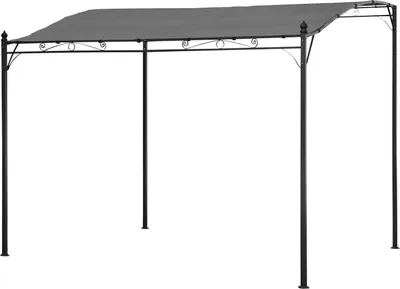 Image de Pergola murale 3 × 2,5m NICE grise