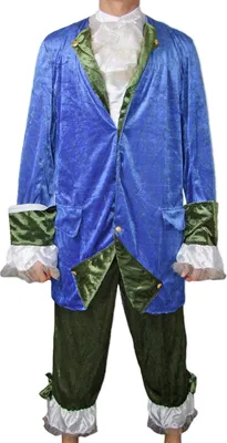 Produktbild von Graf Barock Kostüm für Herren | Mittelalter Verkleidung mit Kniebundhose Größe: 58/60